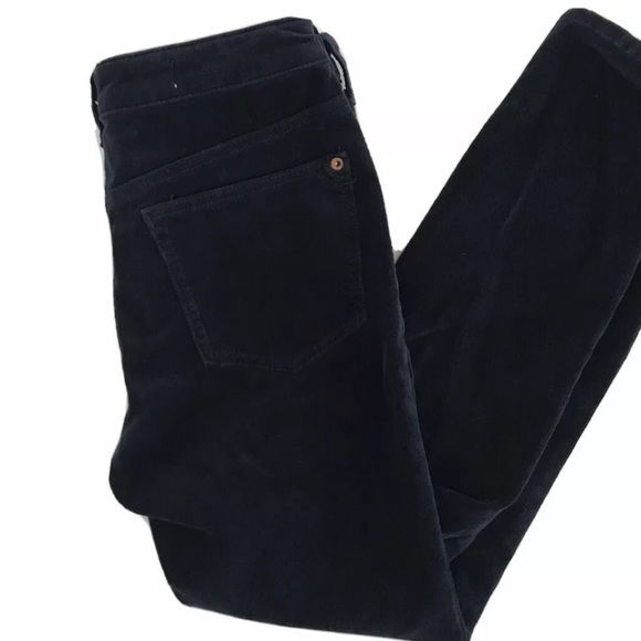 Anthropologie | Pilcro High Rise Skinny Womens Size 27 Navy Blue Corduroy - Picture 7 of 11